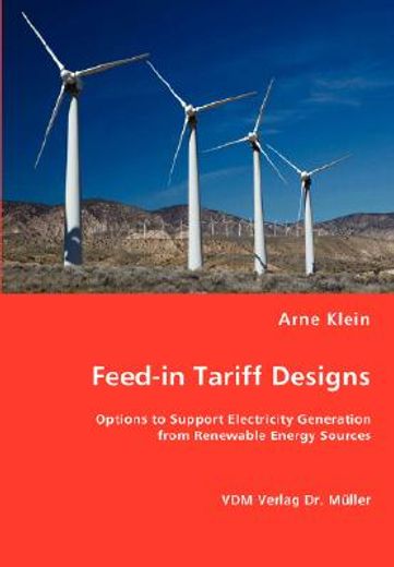 feed-in tariff designs