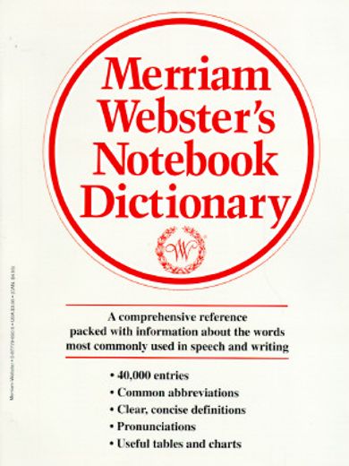 merriam-webster´s not dictionary (en Inglés)