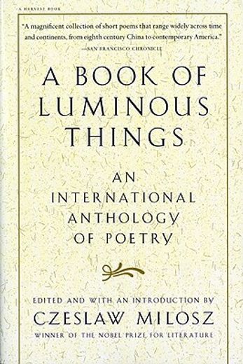 a book of luminous things,an international anthology of poetry (in English)