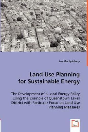 land use planning for sustainable energy