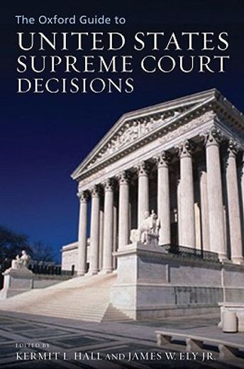 the oxford guide to united state supreme court decisions (en Inglés)