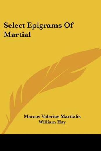 select epigrams of martial