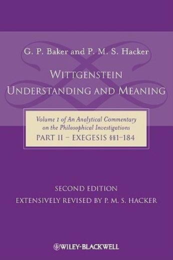 wittgenstein,understanding and meaning (en Inglés)