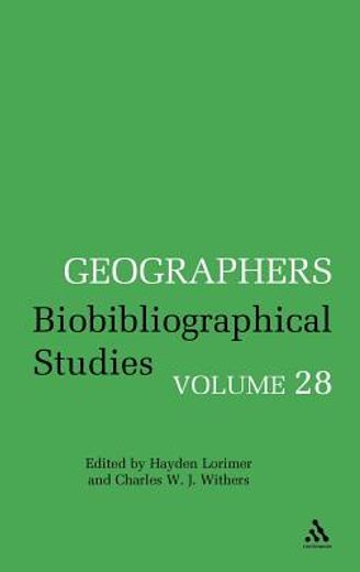 geographers,biobibliographical studies
