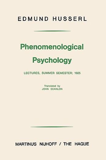 phenomenological psychology (en Inglés)