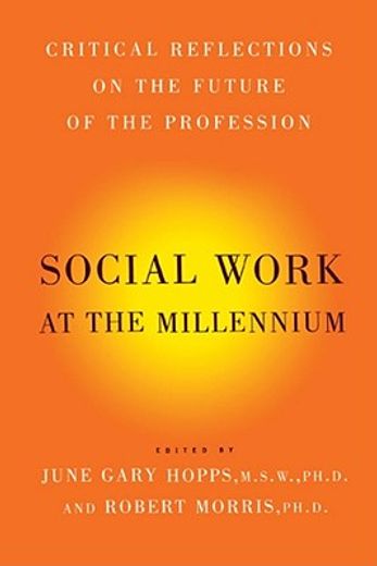 social work at the millennium,critical reflections on the future of the profession