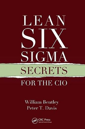 lean six sigma secrets for the cio