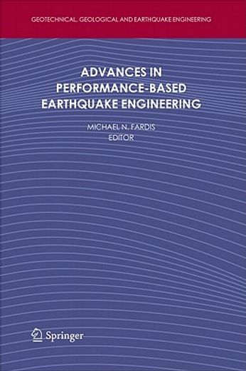 advances in performance-based earthquake engineering