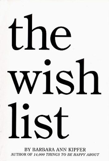 the wish list (en Inglés)