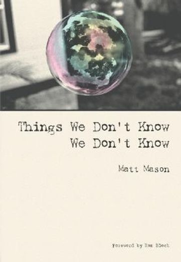 things we don´t know we don´t know (in English)