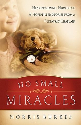 no small miracles,heartwarming, humorous, & hopefilled stories from a pediatric chaplain