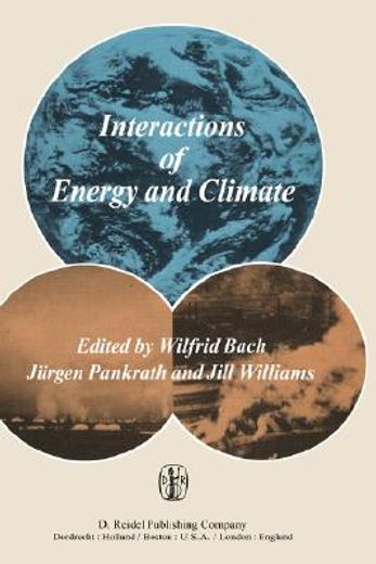 interactions of energy and climate (in English)