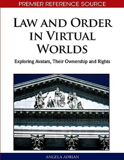 law and order in virtual worlds,exploring avatars, their ownership and rights