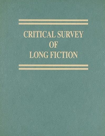 critical survey of long fiction,thomas mcguane-j. b. priestley