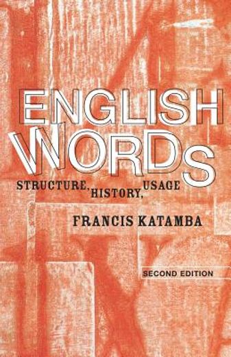 english words,structure, history, usage
