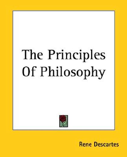 the principles of philosophy