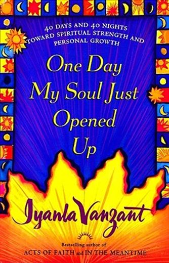 one day my soul just opened up,40 days and 40 nights towards spiritual strength and personal growth (en Inglés)