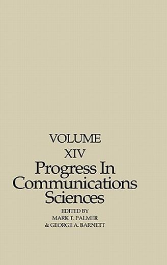 progress in communication sciences