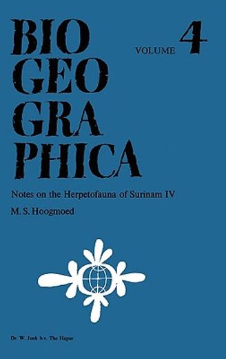 notes on the herpetofauna of surinam iv: (en Inglés)