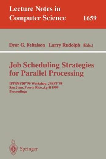 job scheduling strategies for parallel processing (en Inglés)