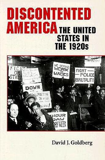 discontented america,the united states in the 1920s