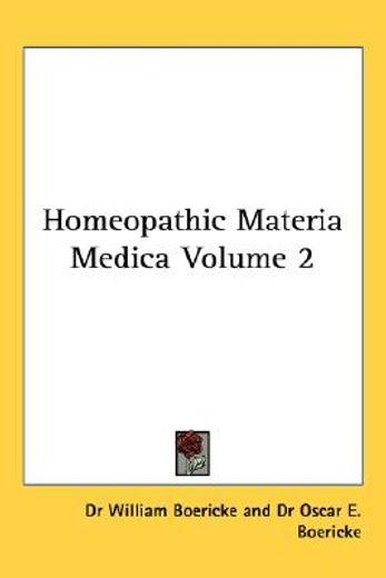 homeopathic materia medica 1927/ homeopathy medical material 1927