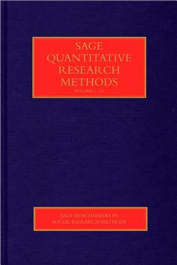 Sage Quantitative Research Methods (en Inglés)
