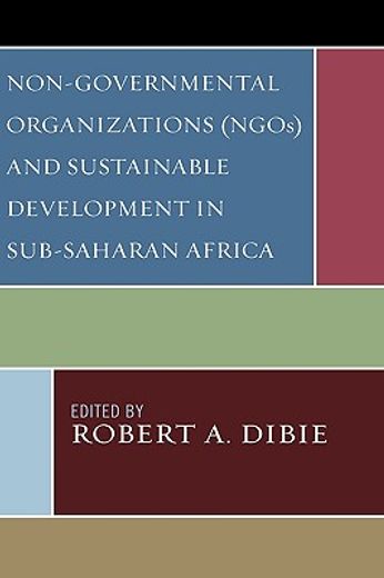 non-governmental organizations and sustainable development in sub-saharan africa