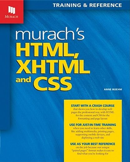 murach´s html, xhtml, and css,training & reference