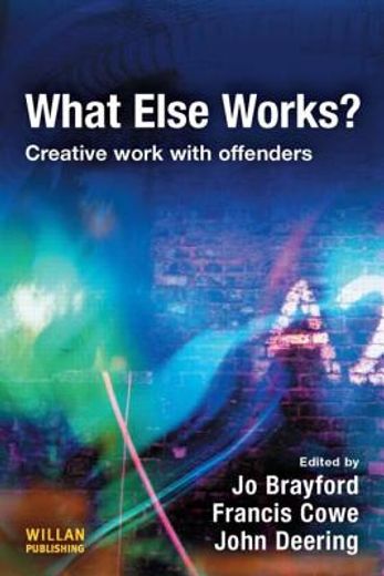 What Else Works?: Creative Work with Offenders (en Inglés)