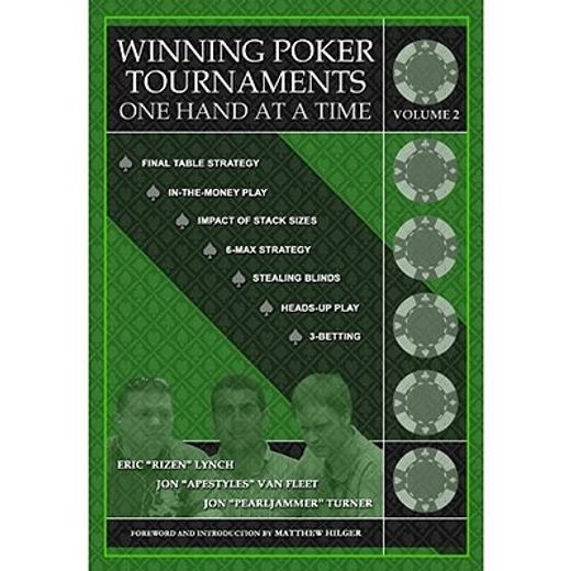 winning poker tournaments,one hand at a time (in English)