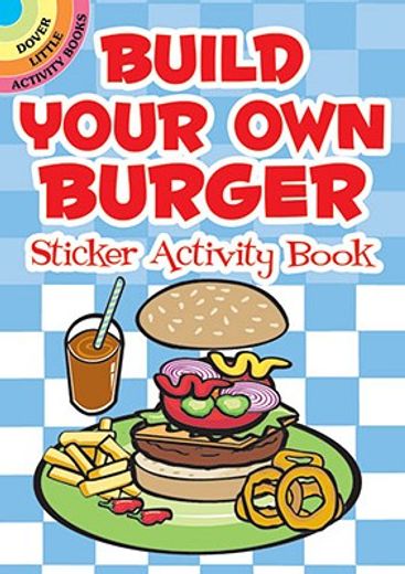 build your own burger sticker activity book