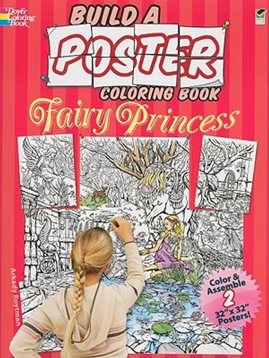 fairy princess build a poster coloring book