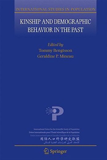 kinship and demographic behavior in the past (en Inglés)