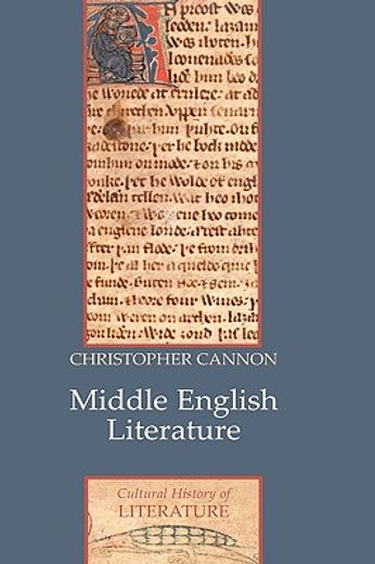 middle english literature,a cultural history
