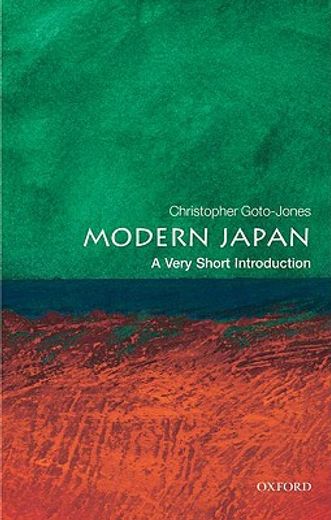 modern japan,a very short introduction