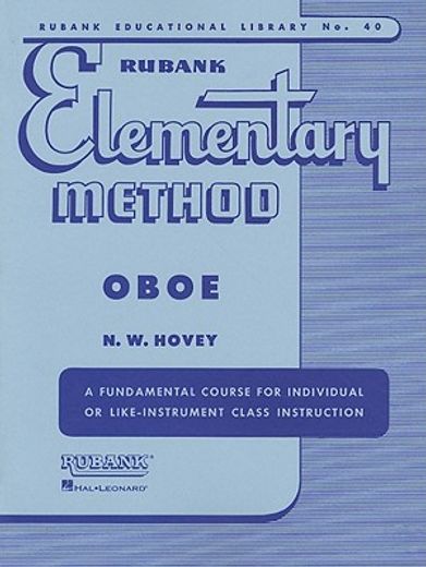 rubank elementary method - oboe (en Inglés)
