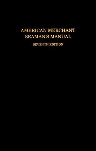 american merchant seaman ` s manual