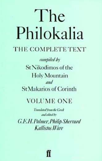 the philokalia,the complete text (en Inglés)