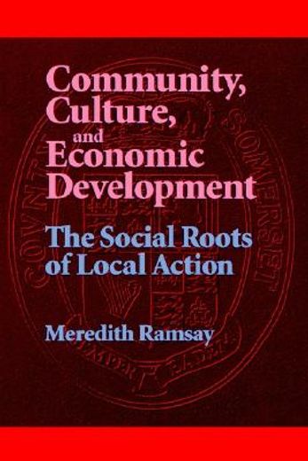 community, culture, and economic development,the social roots of local action