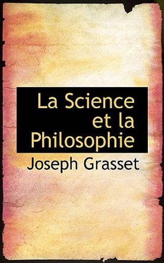 la science et la philosophie