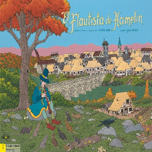 Láminas para kamishibai: el Flautista de Hamelin