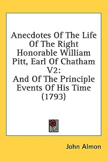anecdotes of the life of the right honor