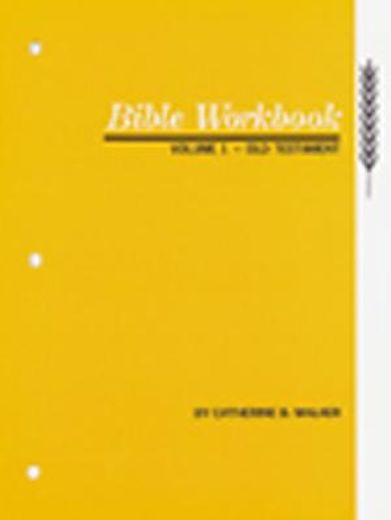 bible workbook,old testament (en Inglés)
