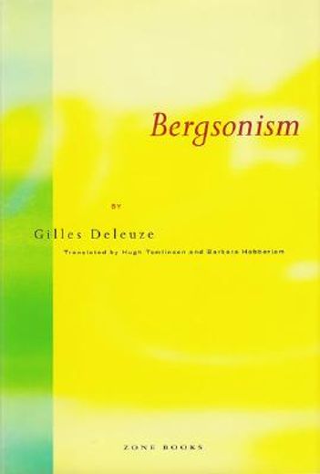 bergsonism (en Inglés)