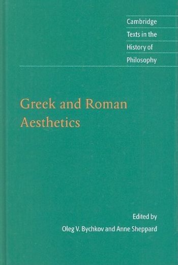 greek and roman aesthetics (en Inglés)