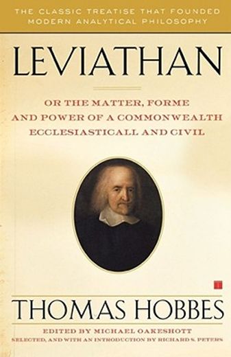 leviathan,or the matter, forme, and power of a commonwealth ecclesiasticall and civil