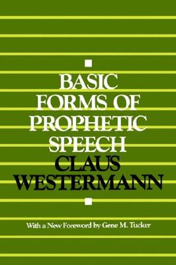 basic forms of prophetic speech (in English)