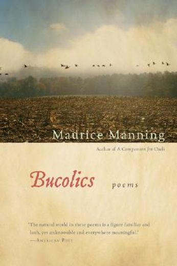 bucolics,poems (in English)