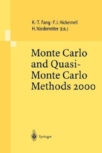 monte carlo and quasi-monte carlo methods 2000 (en Inglés)